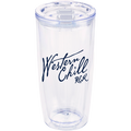 19 oz Clear Plastic Tumbler