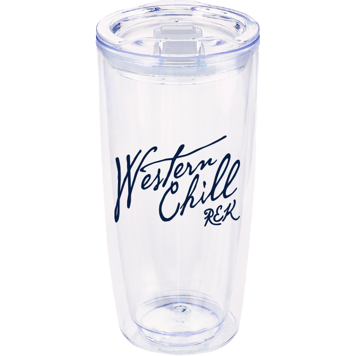 19 oz Clear Plastic Tumbler