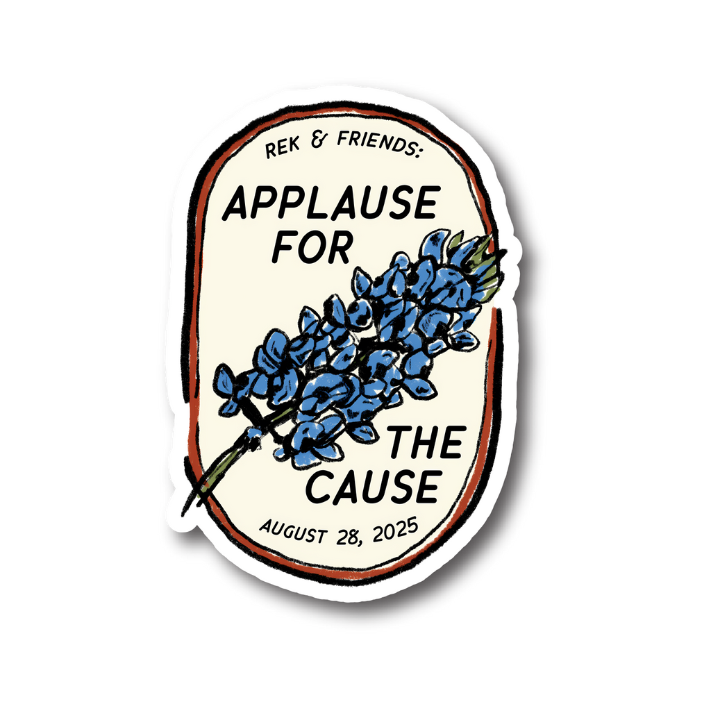 Applause For The Cause Bluebonnet Iron on Patch