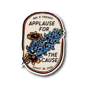 Applause For The Cause Bluebonnet Sticker