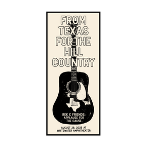 “From Texas For The Hill Country” Sticker