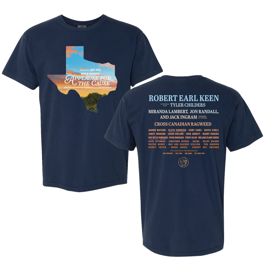Navy Applause For the Cause Tee