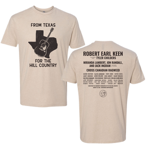 Ecru “From Texas For The Hill Country” Tee