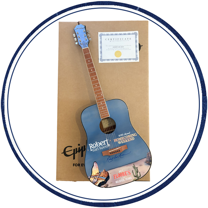 2025 Floore's Homecoming Signed Guitar