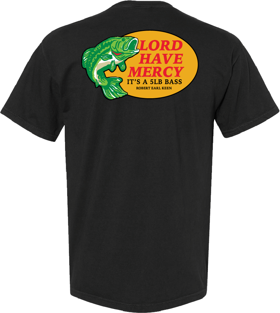 5LB Bass Black Pocket T-Shirt