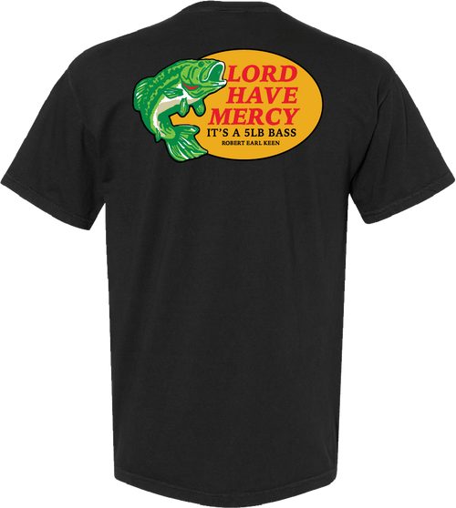 5LB Bass Black Pocket T-Shirt