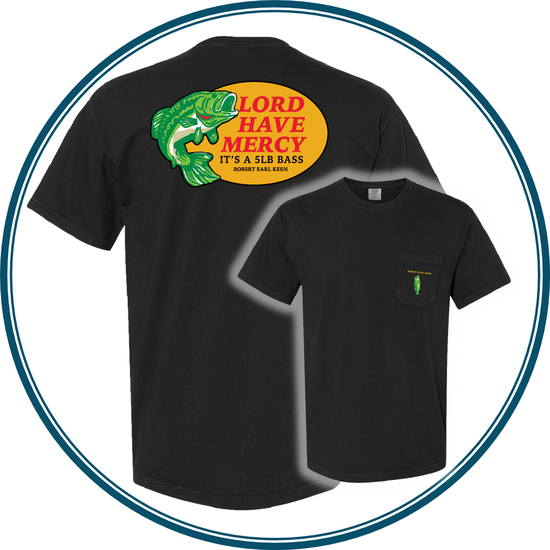 5LB Bass Black Pocket T-Shirt