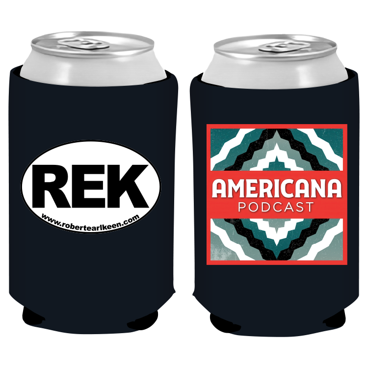 Americana Podcast Koozie - Black