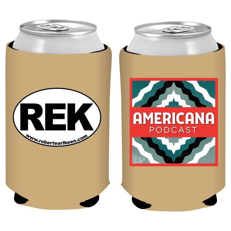 Americana Podcast Koozie - Tan