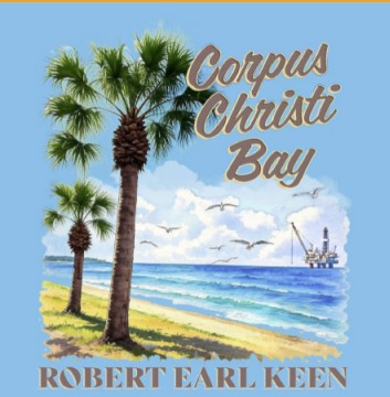 Corpus Christi Bay Koozie - Blue