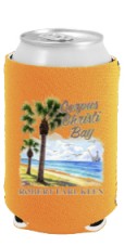 Corpus Christi Bay Koozie - Orange