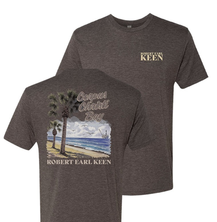 REK Corpus Christi Bay T-Shirt - Macchiato Brown