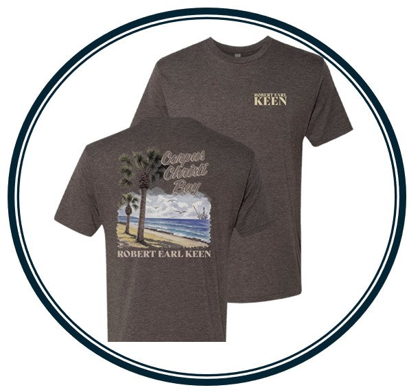 REK Corpus Christi Bay T-Shirt - Macchiato Brown