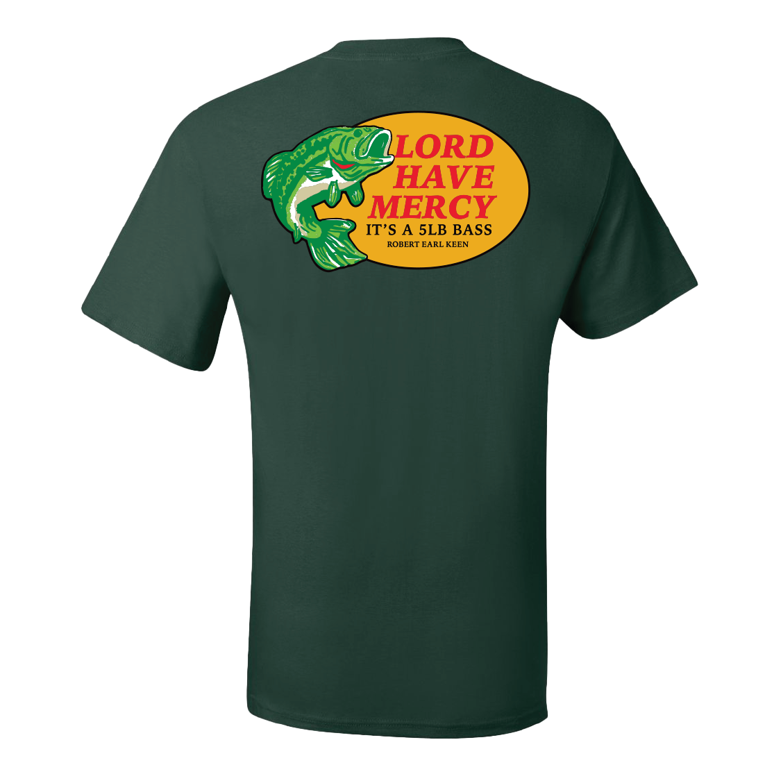 5LB Bass Dark Green Pocket T-Shirt