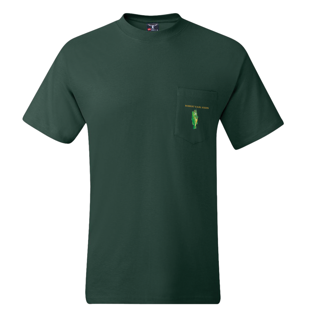 5LB Bass Dark Green Pocket T-Shirt