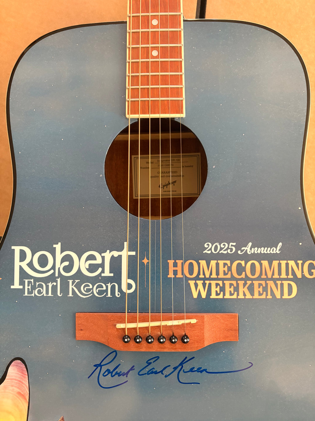 2025 Floore's Homecoming Signed Guitar