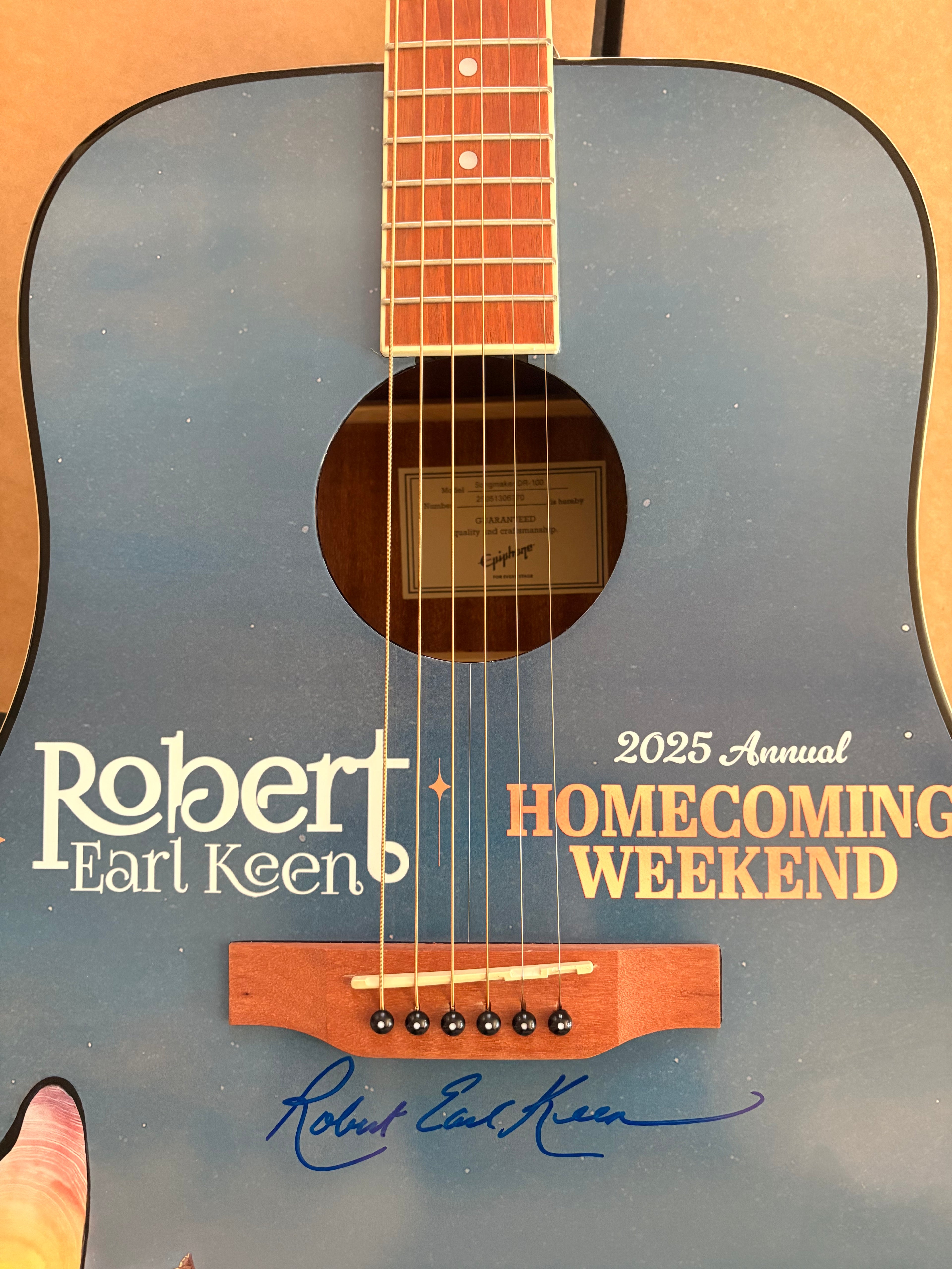 2025 Floore's Homecoming Signed Guitar