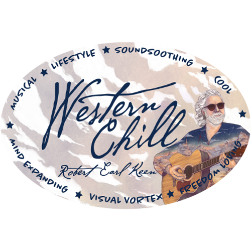 Western Chill Oval Decal