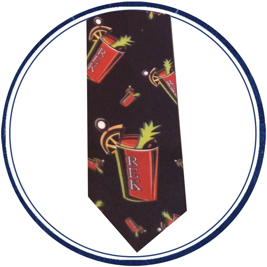 REK Bloody Mary “Because We All Want One” Neck Tie