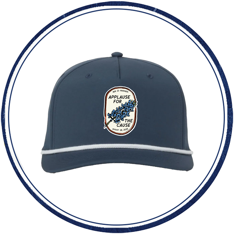 Blue Applause For The Cause Bluebonnet Trucker Cap