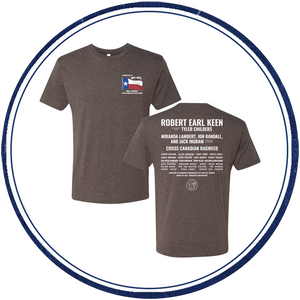 Brown Applause For The Cause “For Texas” Tee