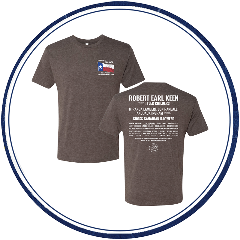 Brown Applause For The Cause “For Texas” Tee