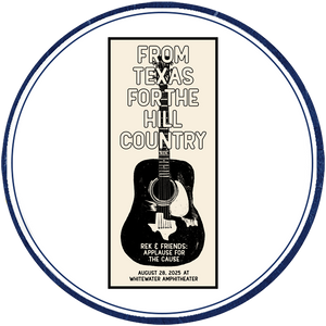 “From Texas For The Hill Country” Sticker
