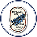 Applause For The Cause Bluebonnet Iron on Patch
