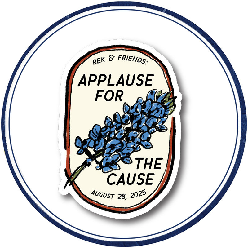 Applause For The Cause Bluebonnet Iron on Patch