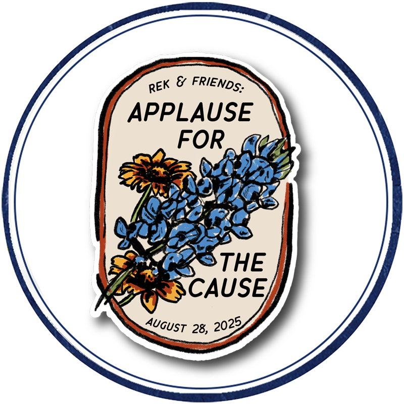 Applause For The Cause Bluebonnet Sticker