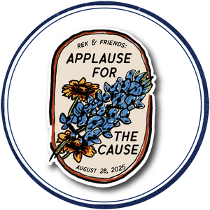 Applause For The Cause Bluebonnet Sticker