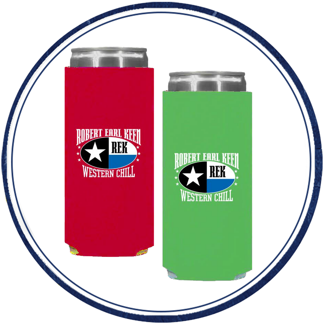 Western Chill Slim Can Cooler