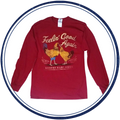"Feeling Good Again" Long Sleeve Shirt - Cardinal Red