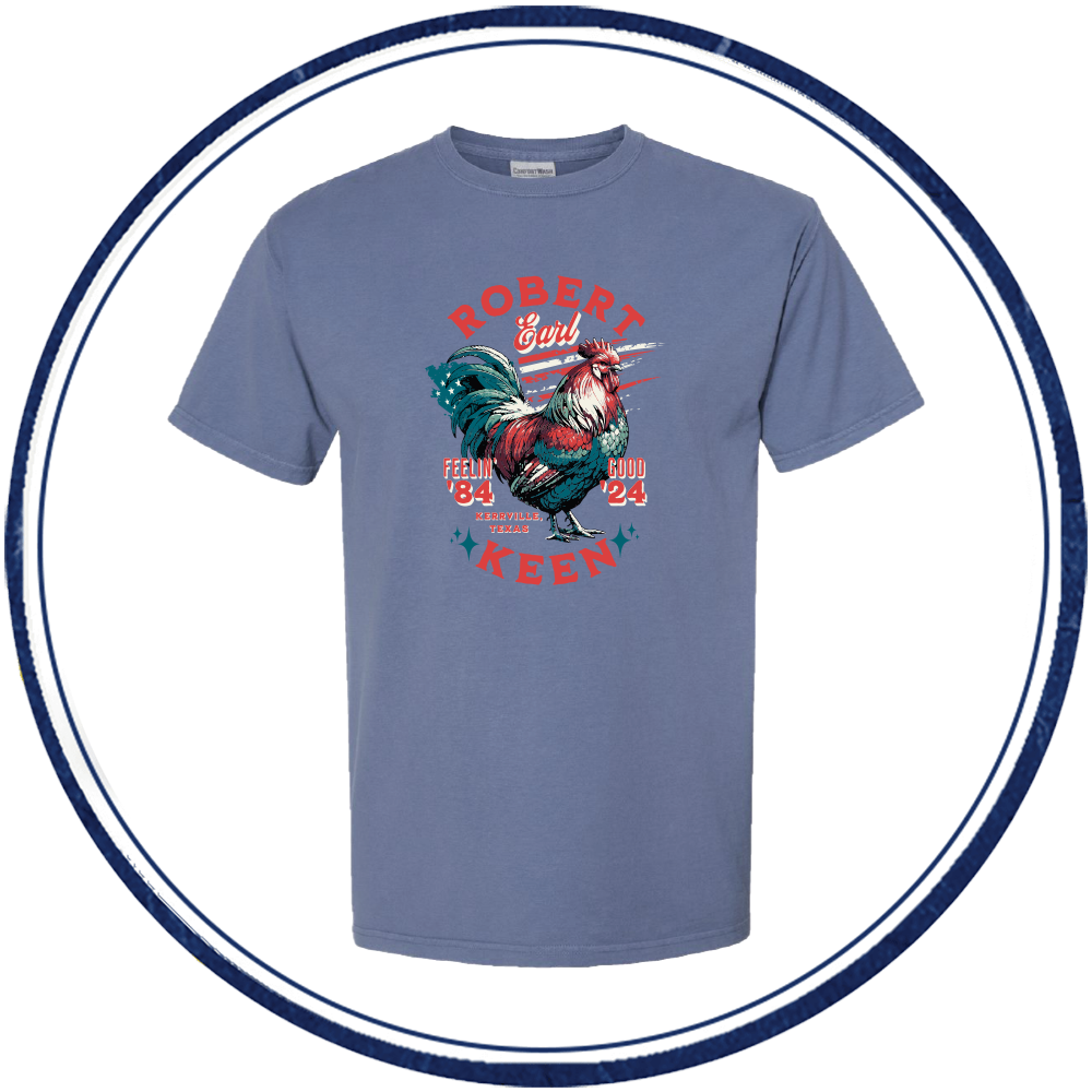 REK Patriotic Rooster T-Shirt