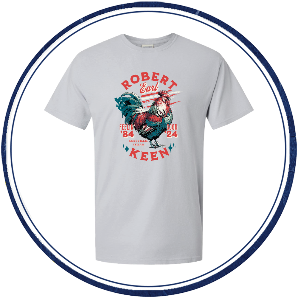 REK Patriotic Rooster T-Shirt