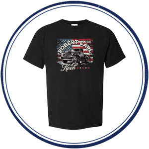 REK Distressed Flag T-shirt