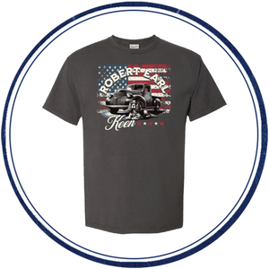 REK Distressed Flag T-shirt