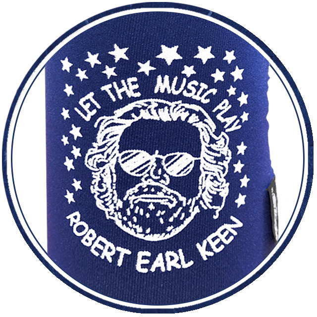 REK - Let the Music Play Koozie - 8oz.